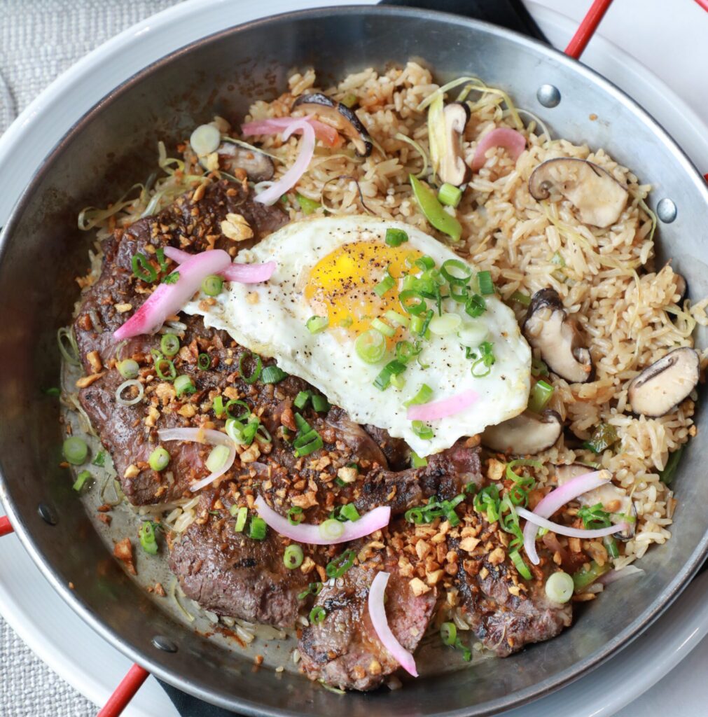 AnQi Bistro Rib Eye Steak Fried Rice